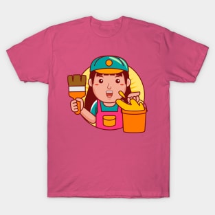 Painter Woman T-Shirt